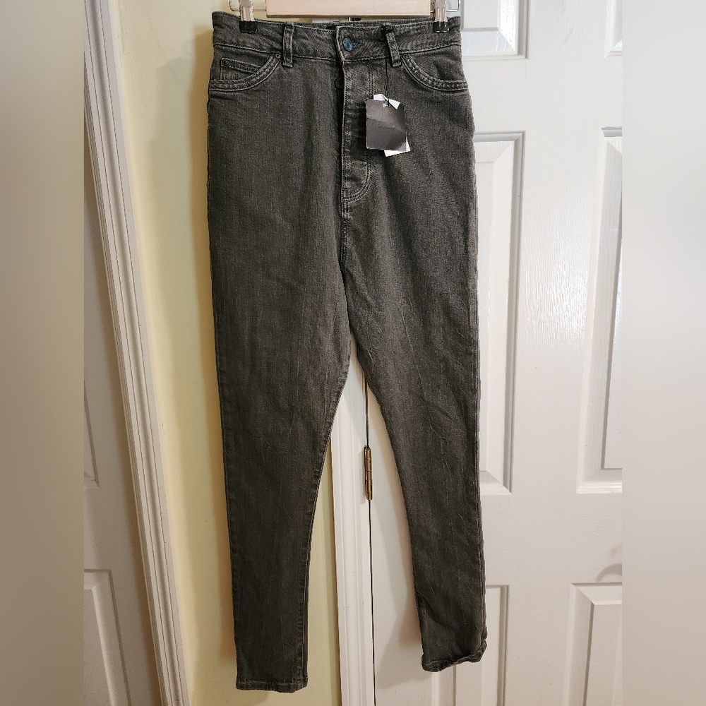 Asos High Waisted Drop Crotch Harem Skinny Jeans NWT